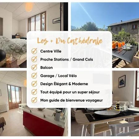 アパート Le Cathedral Hyper Centre Parking Balcon *
